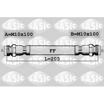 Flexible de frein SASIC OEM BFH4512