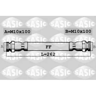 Flexible de frein SASIC OEM ZF04477793