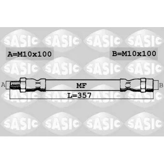 Flexible de frein SASIC OEM 433611707