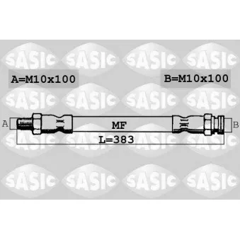 Flexible de frein SASIC OEM 7609088