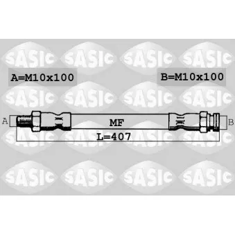 Flexible de frein SASIC OEM 7563848