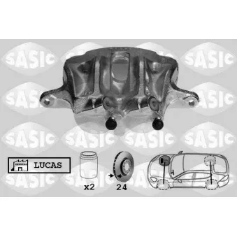 SASIC SCA0071 - Étrier de frein avant droit