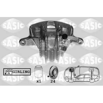 Étrier de frein avant droit SASIC OEM 4401A1