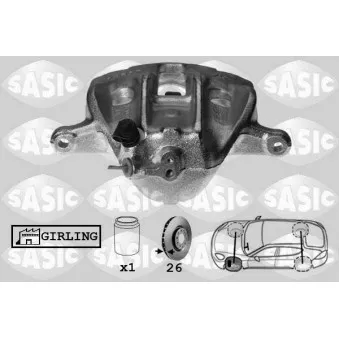 Étrier de frein avant gauche SASIC OEM 9404401928