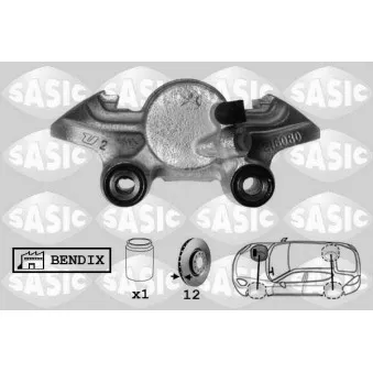 Étrier de frein avant droit SASIC OEM 7701201985
