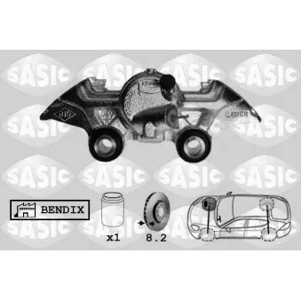 Étrier de frein avant droit SASIC OEM 7701203845
