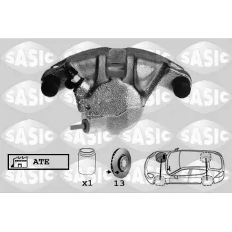 Étrier de frein avant droit SASIC OEM 893615108