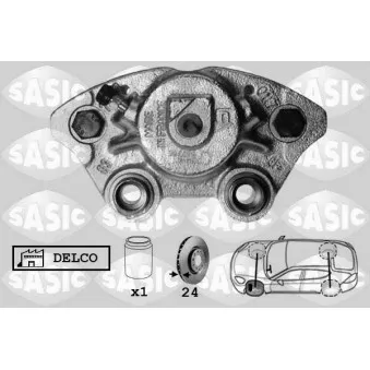 Étrier de frein avant gauche SASIC OEM 542223