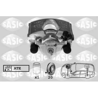 SASIC SCA6151 - Étrier de frein avant droit