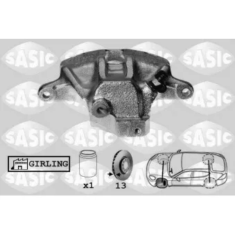 Étrier de frein avant gauche SASIC OEM 8D0615123