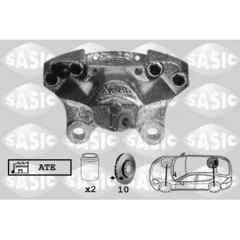 SASIC SCA6201 - Étrier de frein arrière droit