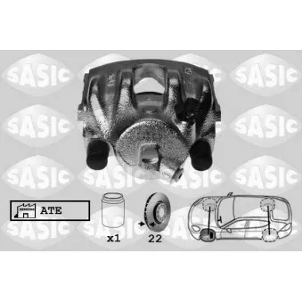 Étrier de frein avant gauche SASIC OEM 34111160351