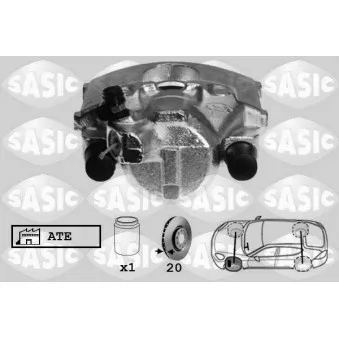 SASIC SCA6252 - Étrier de frein avant gauche