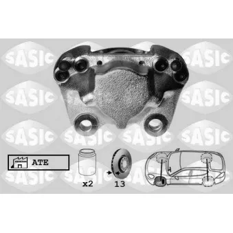 Étrier de frein avant gauche SASIC OEM 251615107