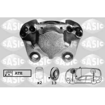 SASIC SCA6593 - Étrier de frein avant droit