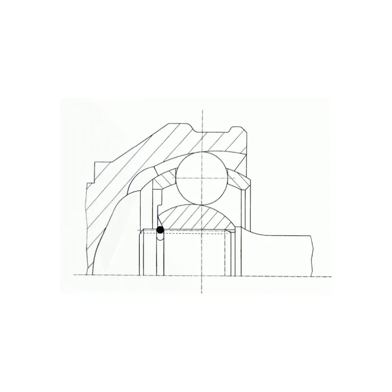 Embout de cardan avant (kit de réparation) SPIDAN 36504 - Visuel 1