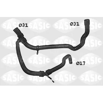 Durite de radiateur SASIC OEM 1351N4
