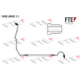 Flexible de frein FTE 195E.865E.1.1 pour RENAULT SCENIC 1.2 TCe - 132cv