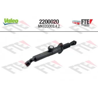 Cylindre émetteur, embrayage FTE 2200020 pour DAF F 2700 824, 824 L - 238cv