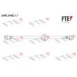 FTE 290E.666E.1.1 - Flexible de frein