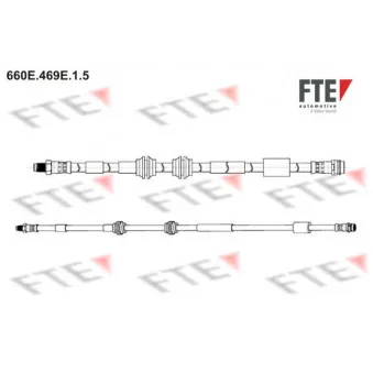 Flexible de frein FTE 660E.469E.1.5