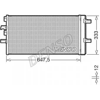 DENSO DCN05108 - Condenseur, climatisation
