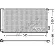 Condenseur, climatisation DENSO [DCN06020]