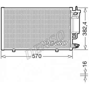 Condenseur, climatisation DENSO DCN10051