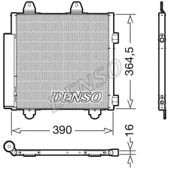 DENSO DCN21033 - Condenseur, climatisation
