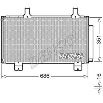 DENSO DCN40028 - Condenseur, climatisation