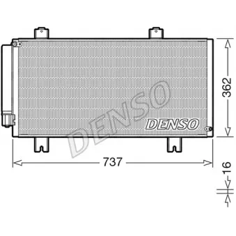 DENSO DCN40029 - Condenseur, climatisation