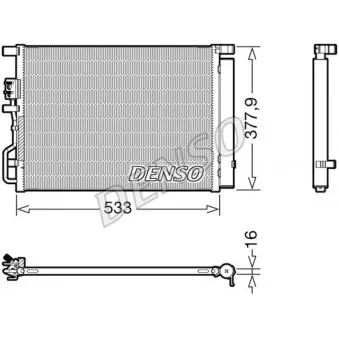 DENSO DCN41018 - Condenseur, climatisation