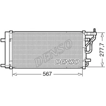 DENSO DCN41024 - Condenseur, climatisation