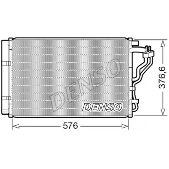 DENSO DCN43008 - Condenseur, climatisation