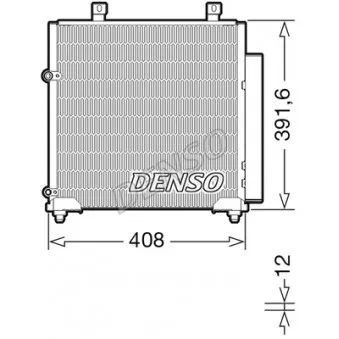DENSO DCN45012 - Condenseur, climatisation