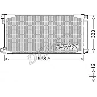 DENSO DCN50115 - Condenseur, climatisation