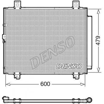 Condenseur, climatisation DENSO DCN50118