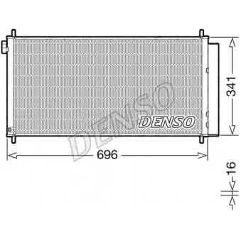 DENSO DCN50121 - Condenseur, climatisation