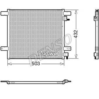 Condenseur, climatisation DENSO DCN99076 pour DAF LF 55 FA 55,160 - 160cv