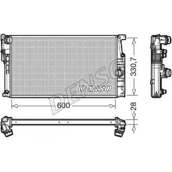 DENSO DRM05120 - Radiateur, refroidissement du moteur