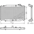 Radiateur, refroidissement du moteur DENSO [DRM44049]