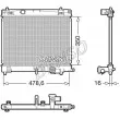 Radiateur, refroidissement du moteur DENSO [DRM50137]