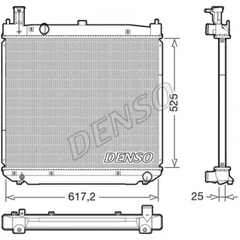 DENSO DRM50141 - Radiateur, refroidissement du moteur