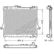 Radiateur, refroidissement du moteur DENSO [DRM99016]