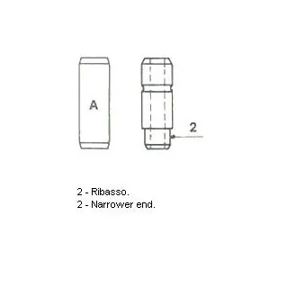 Guide de soupape METELLI [01-0319]