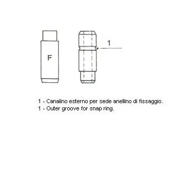 Guide de soupape METELLI [01-0528]