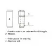 Guide de soupape METELLI [01-0958]