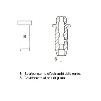 METELLI 01-1484 - Guide de soupape
