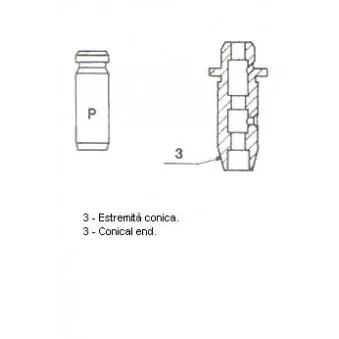 METELLI 01-2323 - Guide de soupape