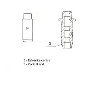 METELLI 01-2332 - Guide de soupape